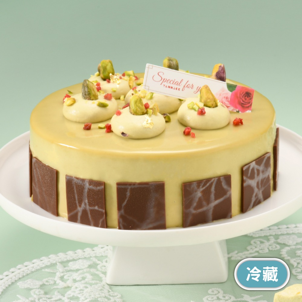 【亞尼克】開心果覆盆莓6吋
